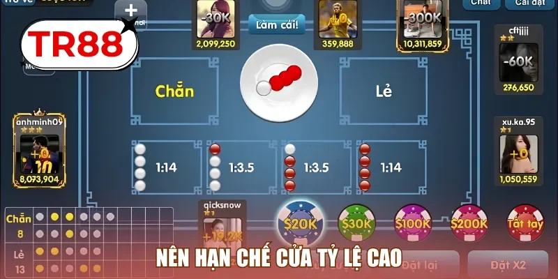 Nên hạn chế cửa tỷ lệ cao